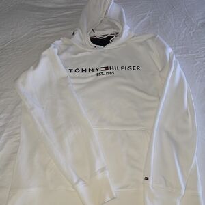 Tommy Hilfiger Classic White Hoodie for Men